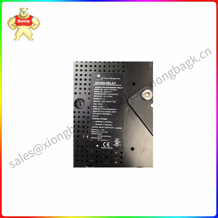 SR489-P1-LO-A20-E GE 发电机管理继电器 