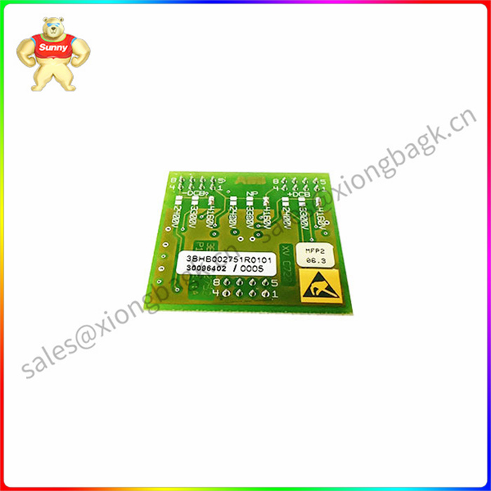 XVC722AE101 ABB  主控板为驱动器的控制中枢 