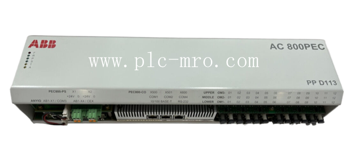 PPD113B01-26-111001静态励磁3BHE023784R2630控制器AC 800PEC 