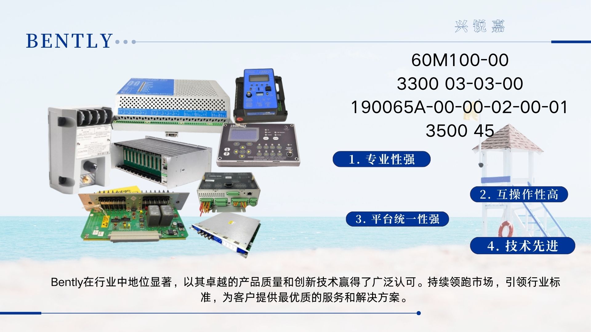 Bently Nevada 3300/03-00 3300/03系统监视器模块 