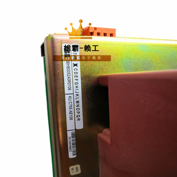 KUC755AE105 3BHB005243R0105ABB嵌入式励磁卡件 